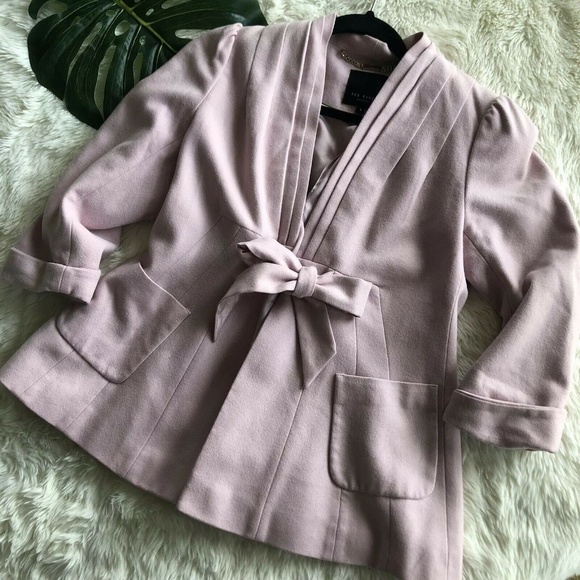 Ted Baker Jackets & Blazers - Ted Baker Giser Pink Wool Coat TB Size 1 US 4